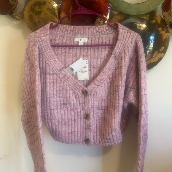 BP Women's Pink Cardigan Sweater - Picture 2 of 2